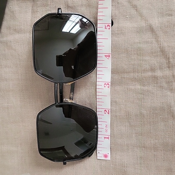 Versace Ve2248 55mm Hexagonal Sunglasses, Medusa Temple Hardware,  Matte Blk - Picture 9 of 13